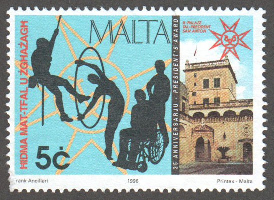 Malta Scott 878 Used - Click Image to Close